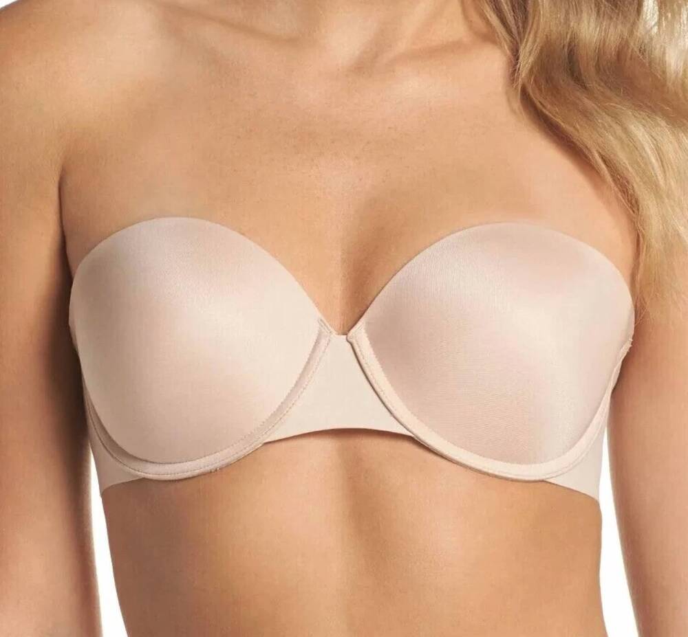 NEW SPANX up for anything strapless bra in beige